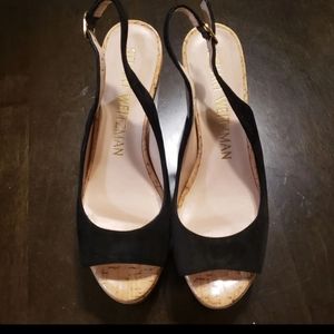 Stuart Weitzman Cork Wedges